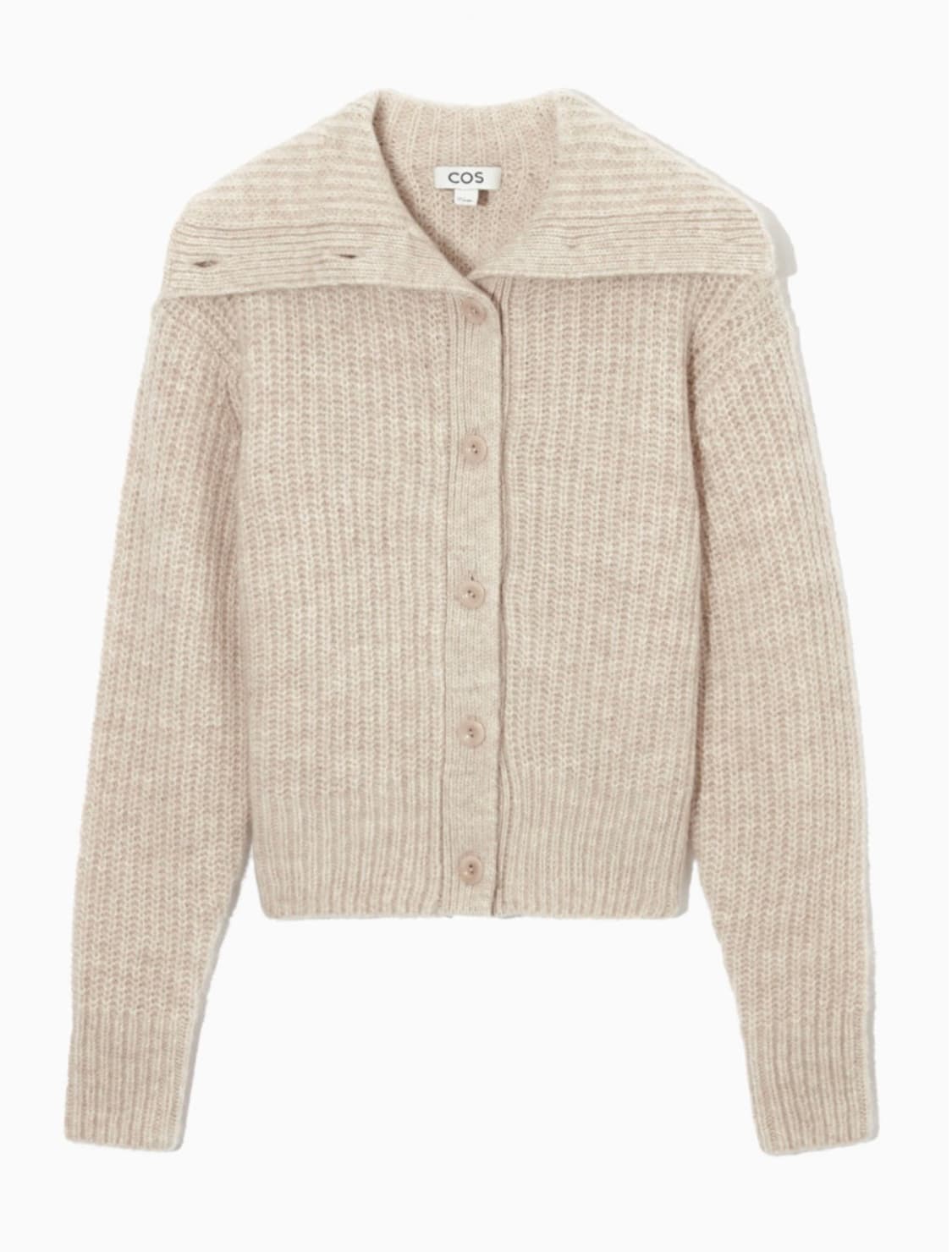 COS 여성 스프레드 칼라 울 가디건 S 상품이미지4