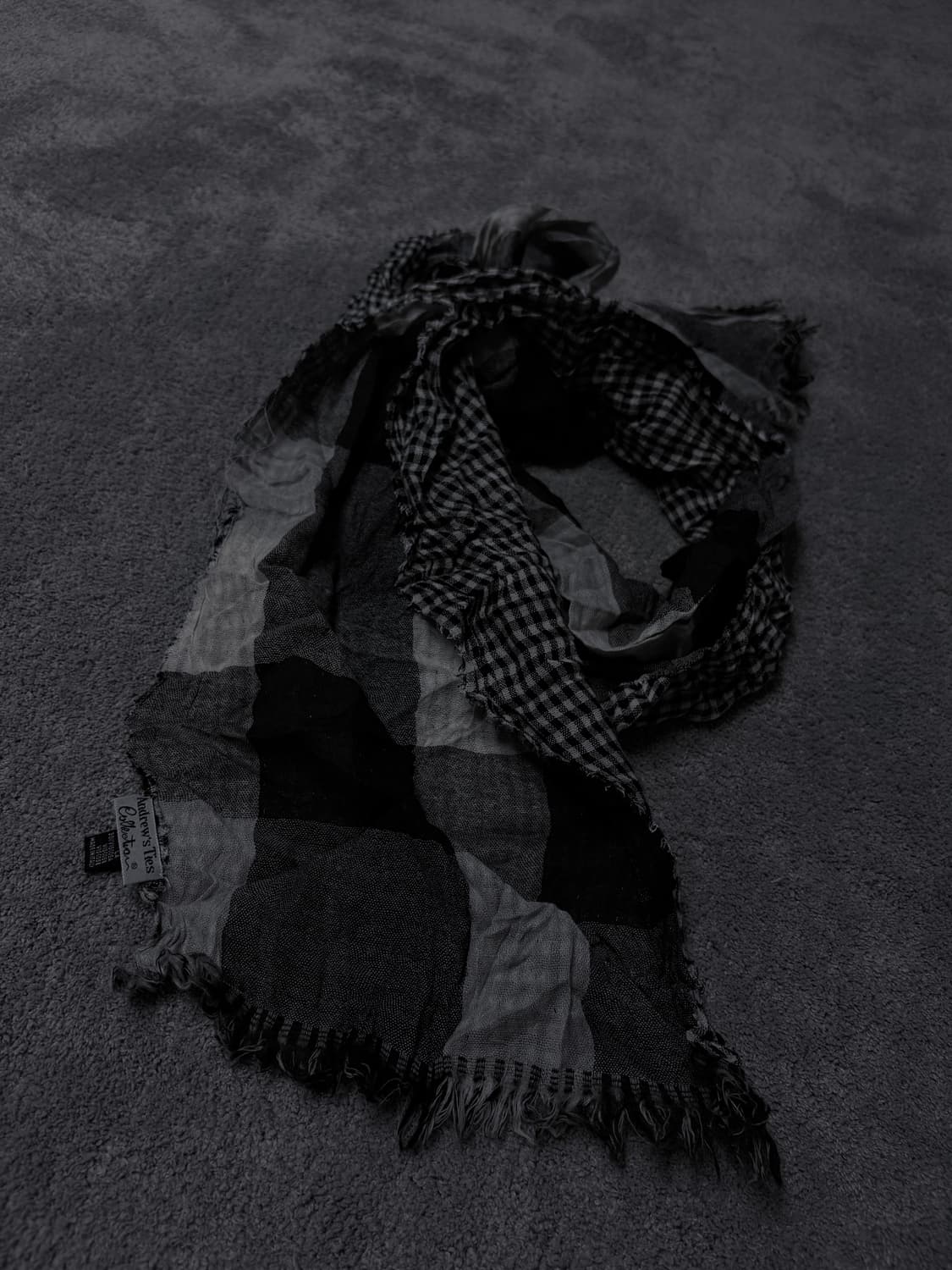 Vintage V-kei,punk mood flannel muffler 상품이미지2