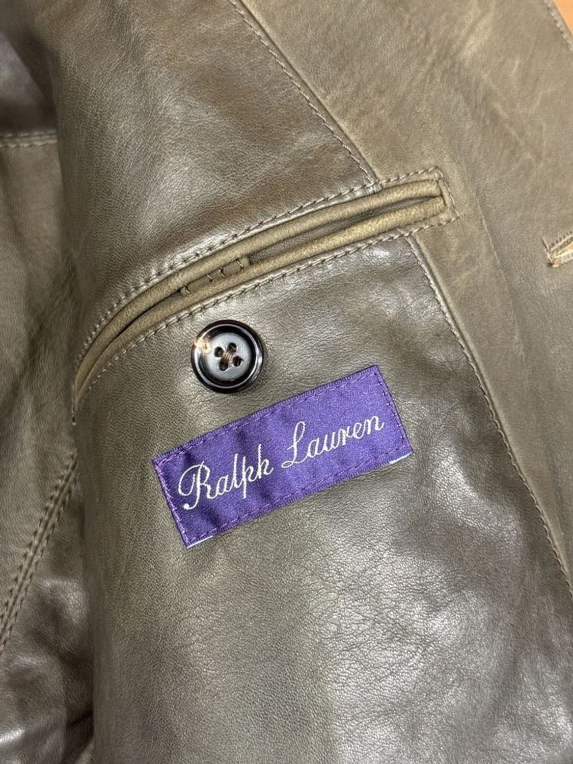 랄프로렌 퍼플라벨 램스틴 자켓 상품이미지9