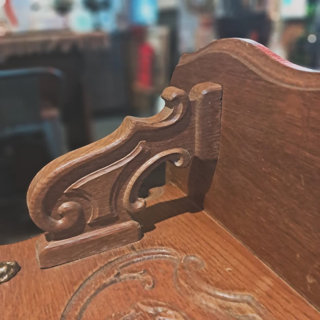 European 빈티지 우드 월랙 선반 (걸이형) 상품이미지4