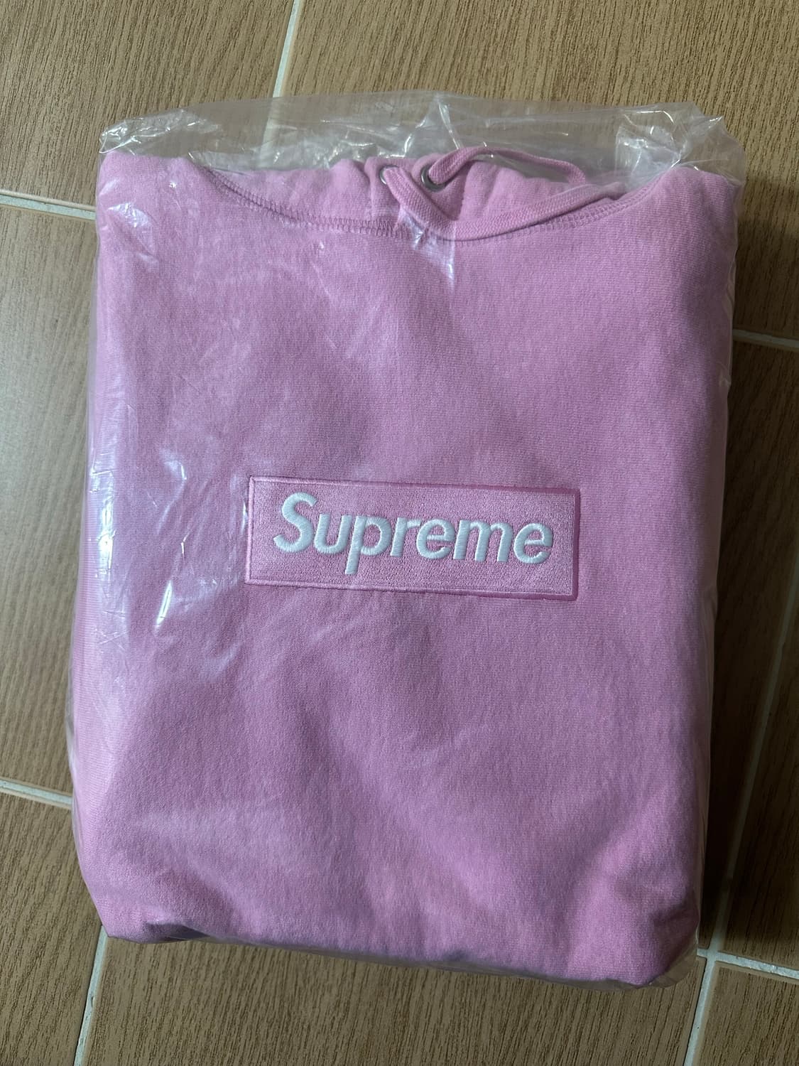 [L]슈프림 박스로고 후드 핑크 24FW 상품이미지2