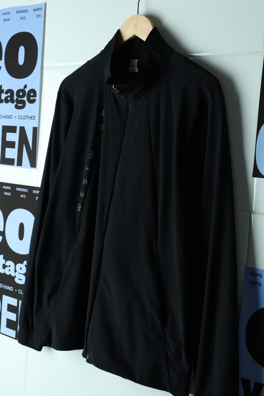 (L-XL) 웨스트우드 집업 바람막이 점퍼자켓 기능성 블랙-H32689 상품이미지1