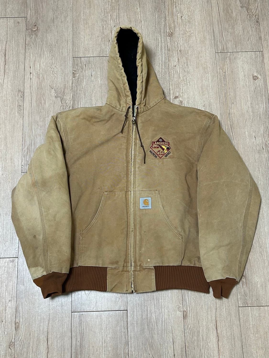 빈티지 칼하트 j04 덕 액티브 자켓 브라운 상품이미지1