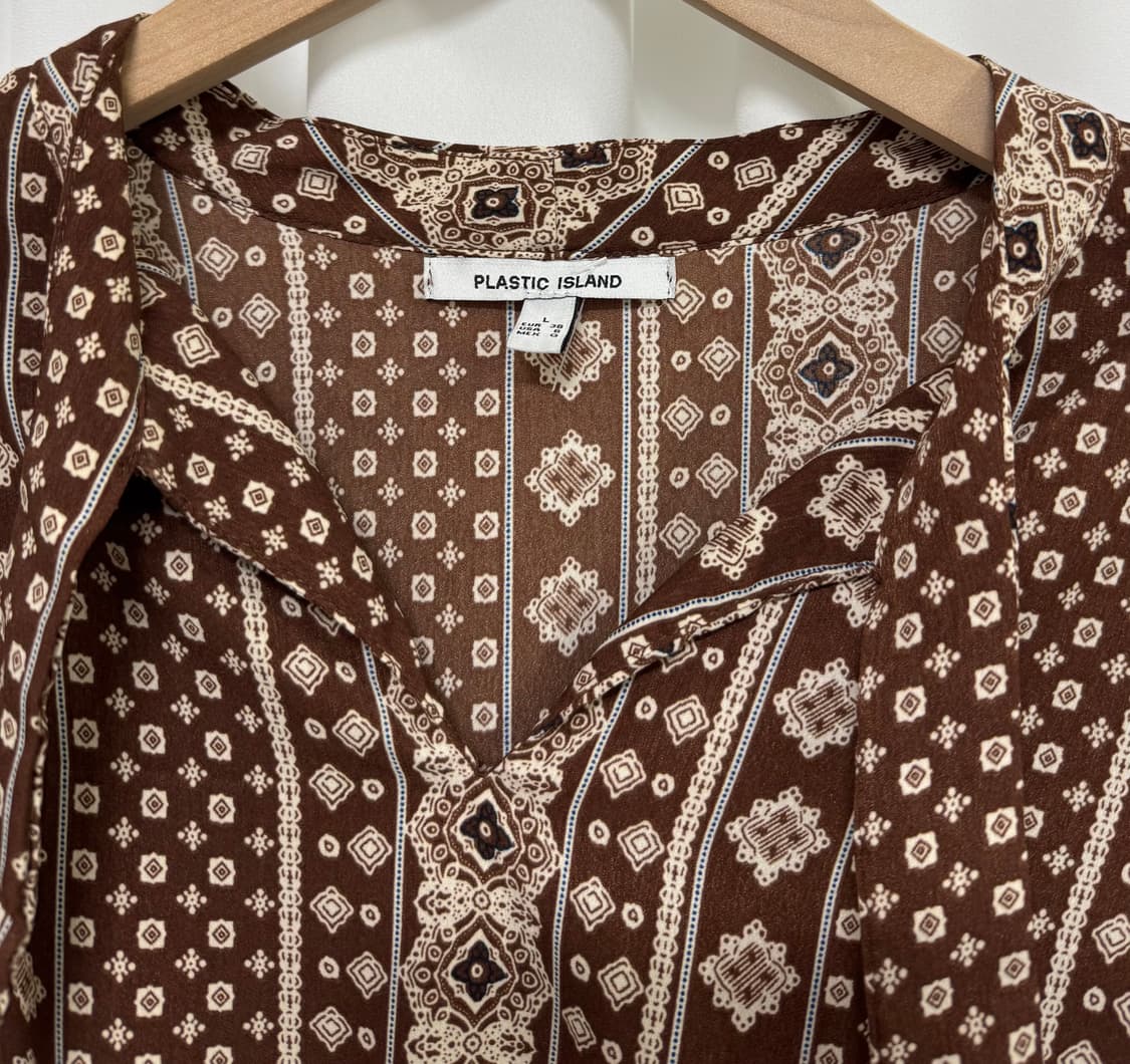 플라스틱아일랜드 에스닉 롱 원피스 상품이미지9