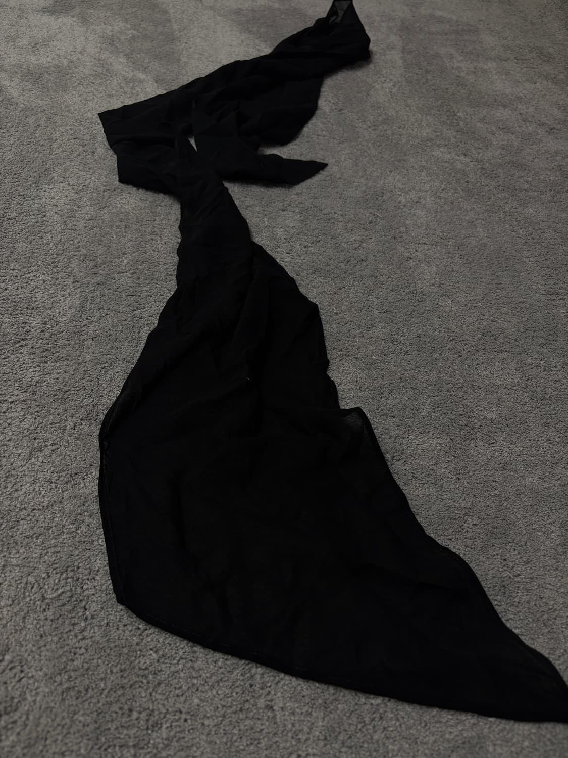 Vintage punk vkei mood silky scarf 상품이미지3