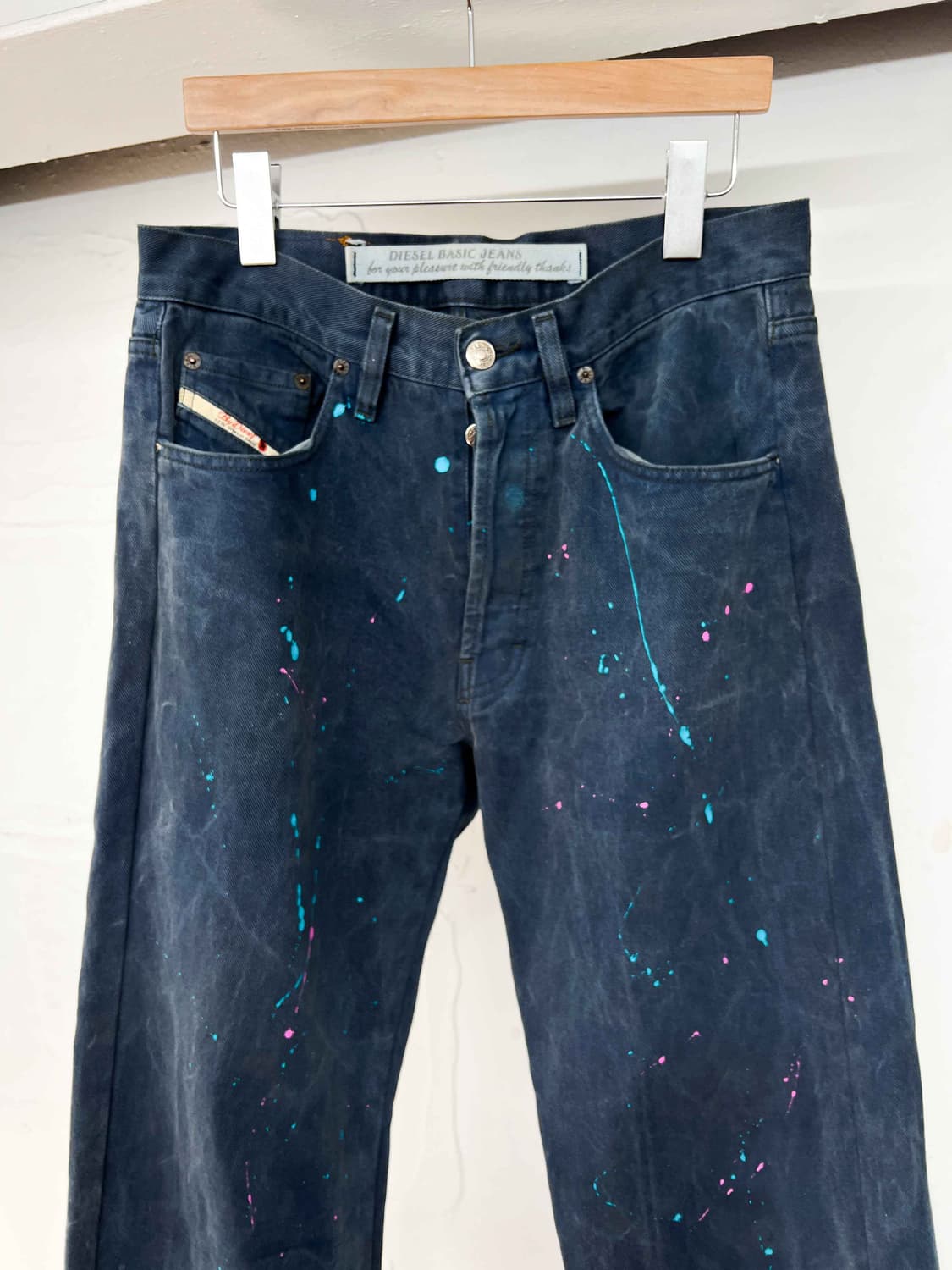 디젤 페인트 데님팬츠  상품이미지1