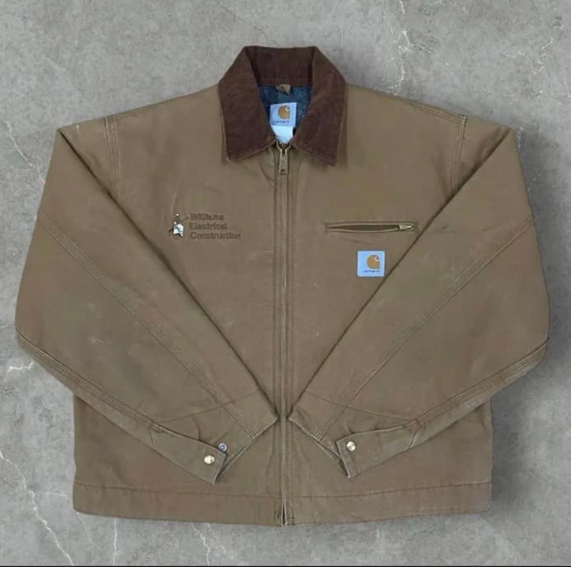 칼하트 디트로이트 자켓 jo1 46사이즈 브라운 상품이미지1