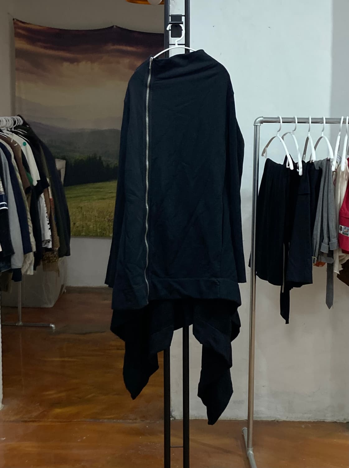 릭오웬스 롱 니트 집업 카디건 상품이미지7