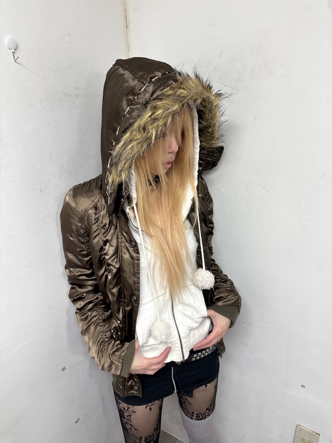 [GAL]00‘s Rare Design Shirring Leopard F 상품이미지10