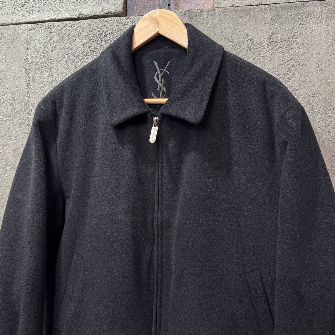 입생로랑 캐시미어 혼방 블루종 자켓 (M)  상품이미지2