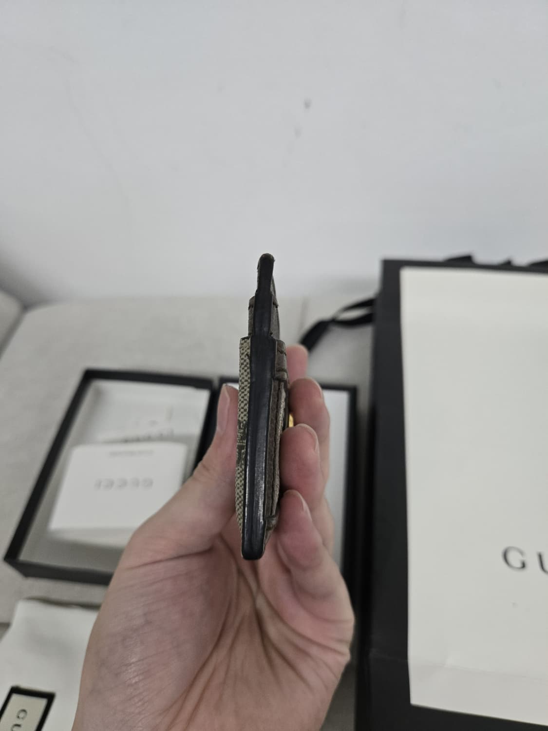 [보증서 정품]구찌 오피디아 GG 카드지갑 상품이미지3