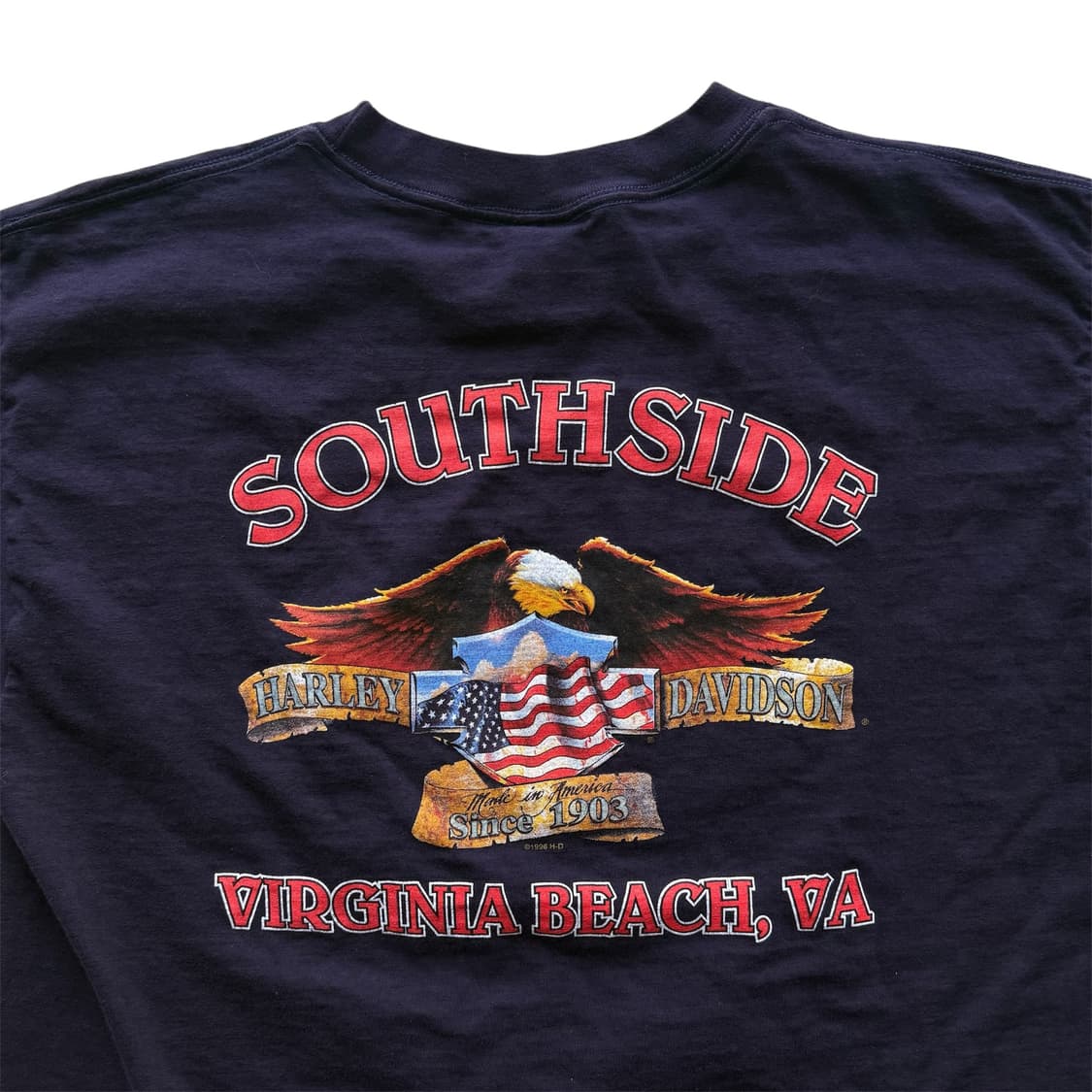 1996 Made in USA 할리 데이비슨 울프 티셔츠 상품이미지4