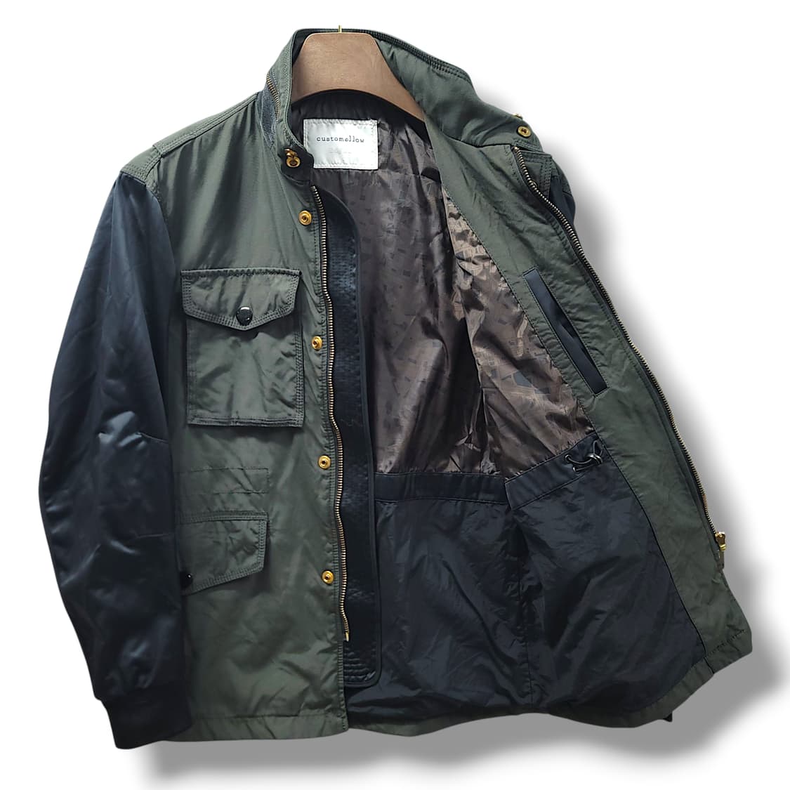 [95] 커스텀멜로우 카키 유틸리티 야상 자켓 상품이미지8