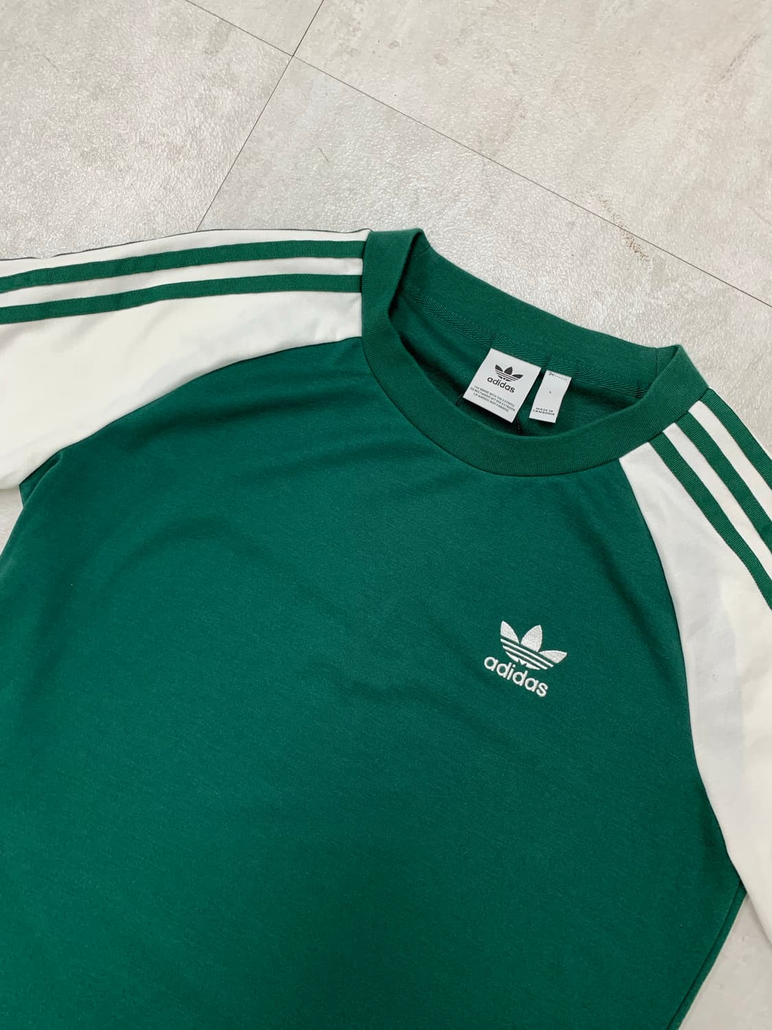 아디다스 트래포일 로고 그린 반팔티#790 상품이미지4