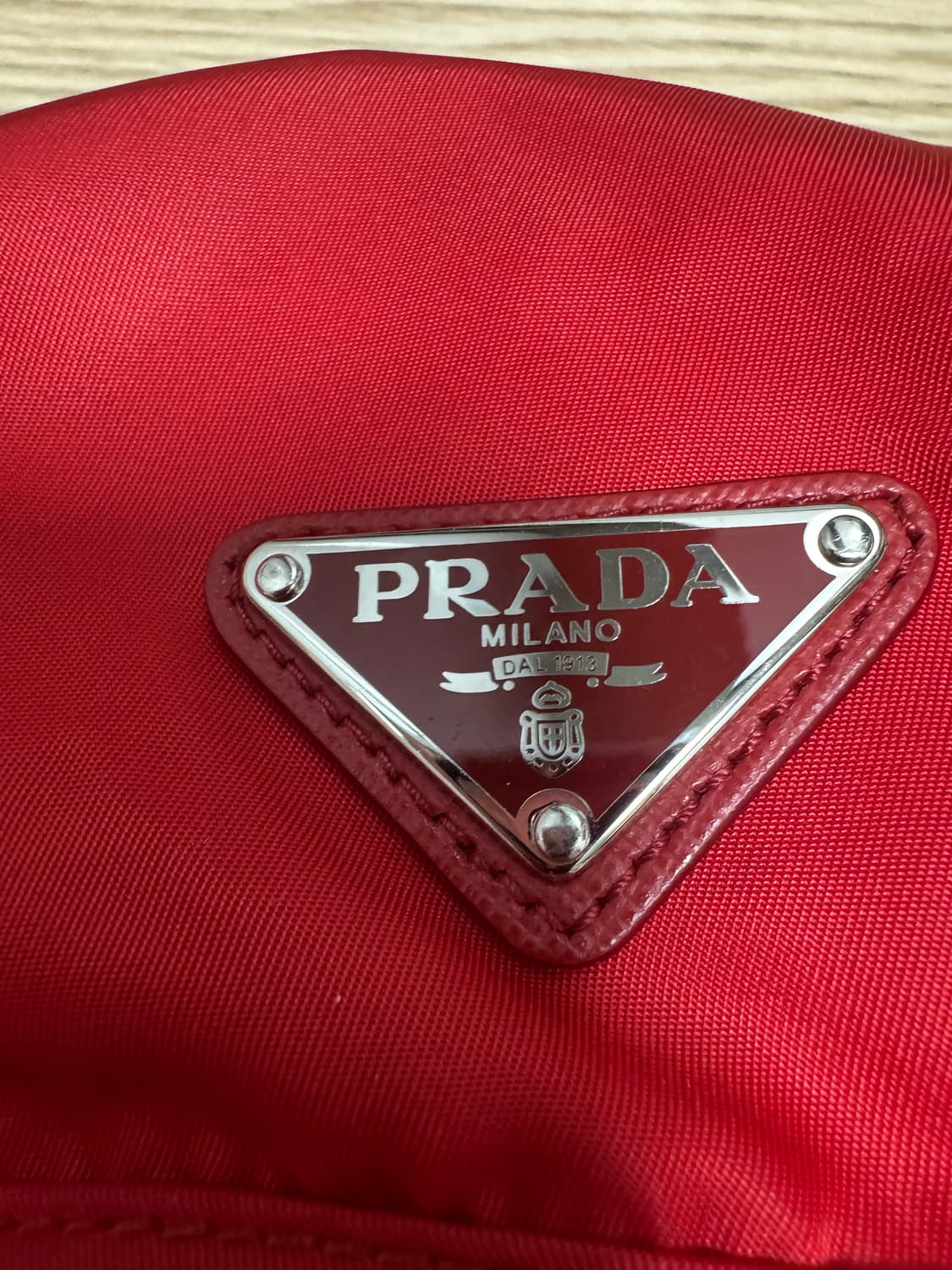 프라다 레드 백팩 상품이미지2