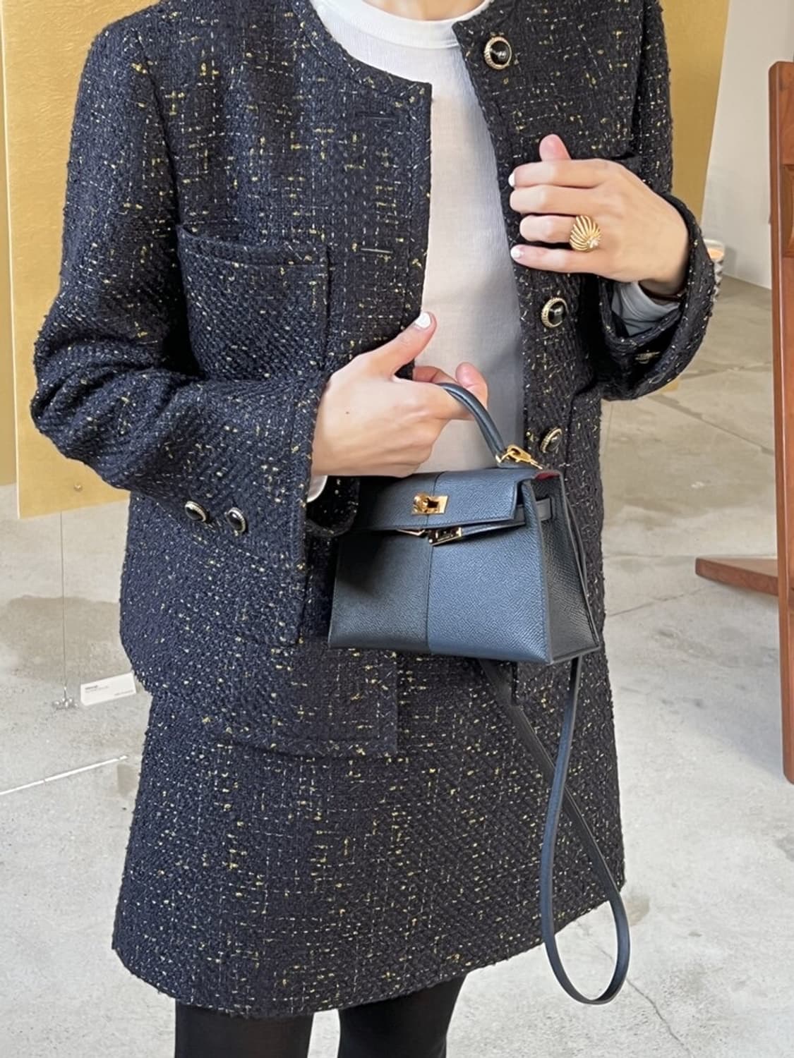 쎄모먼 Lis 트위드 스커트  상품이미지5