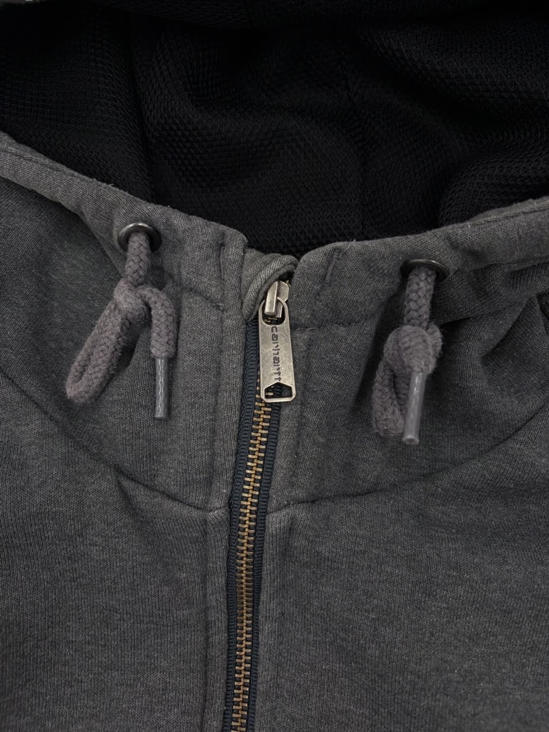 칼하트 루즈핏 후드집업 다크그레이 (L/110~115) 상품이미지3