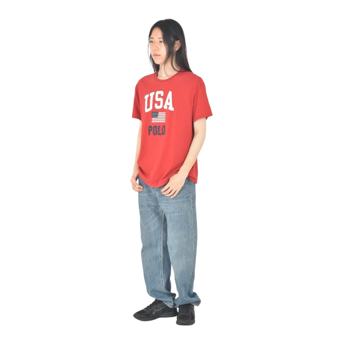 폴로 랄프로렌 신형라벨 USA 반팔티 XL N0083 상품이미지3