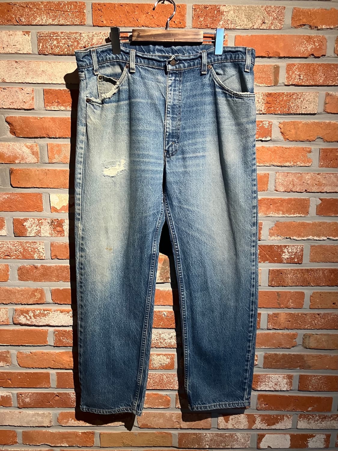 80s USA 빈티지 리바이스 505 데님 팬츠 상품이미지2