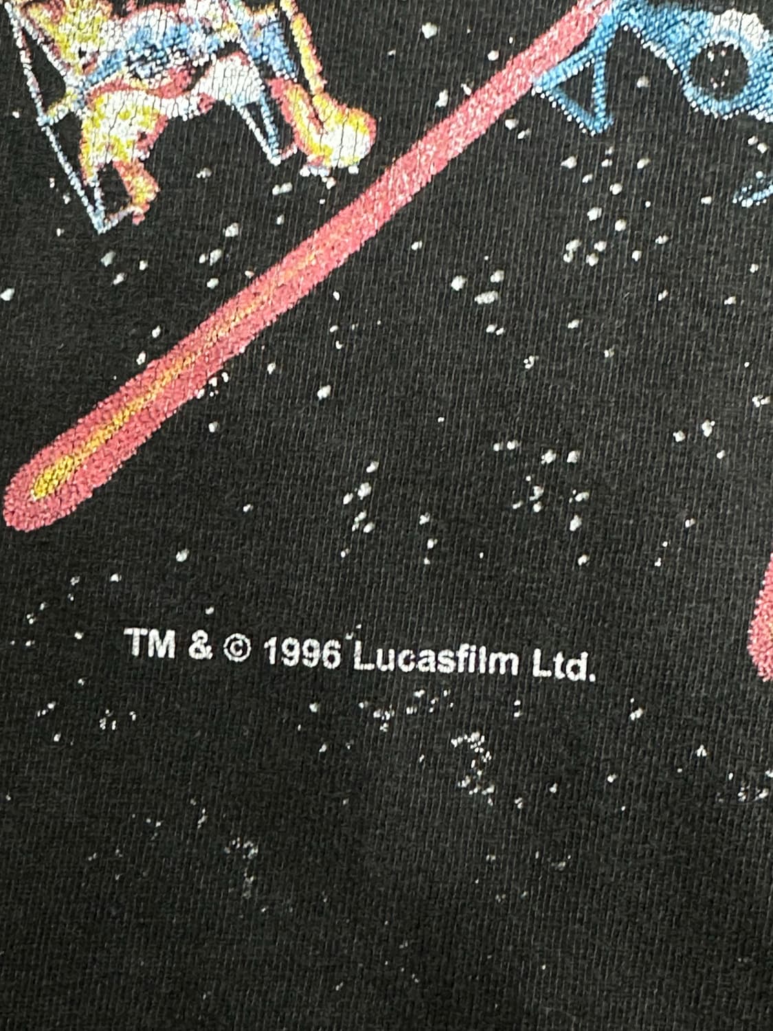 1996' 스타워즈 팔콘 무비 티셔츠 XL 상품이미지4
