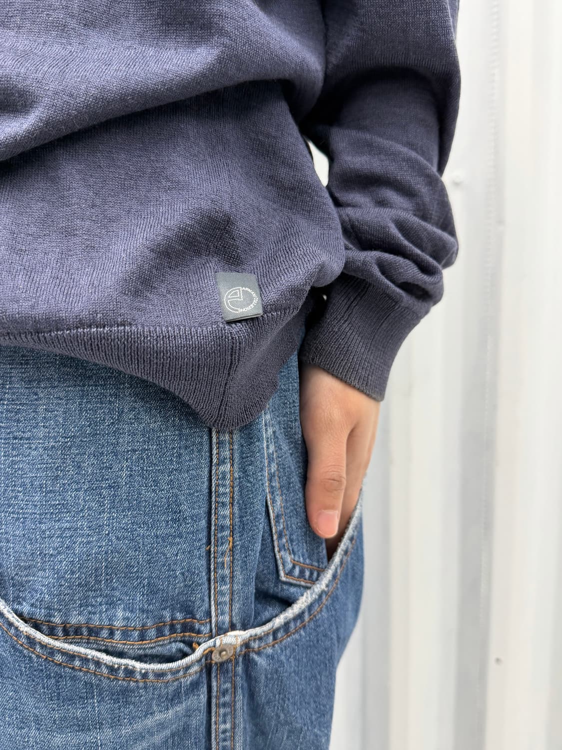 Zucca egg shaped pocket denim pants 상품이미지6