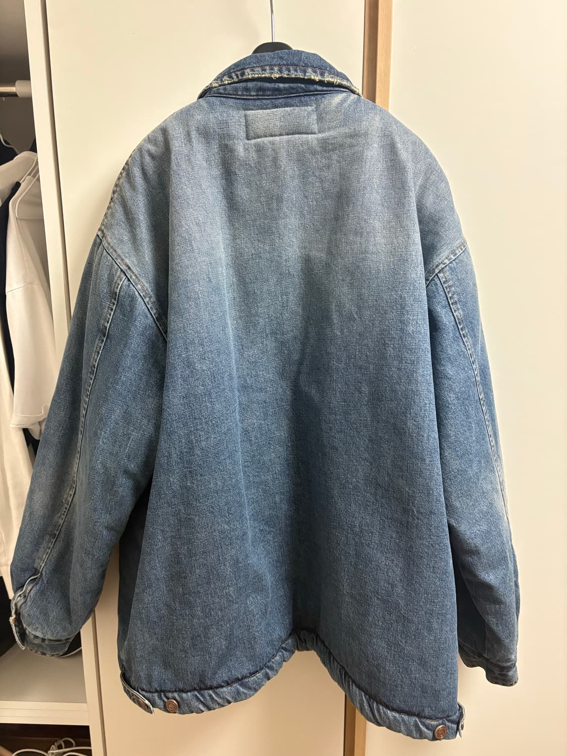 ERL 데님 패딩 M 상품이미지4