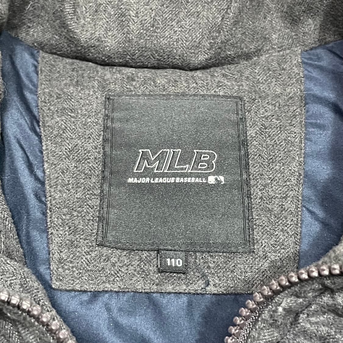 MLB 네이비 패딩조끼 남성110 상품이미지3