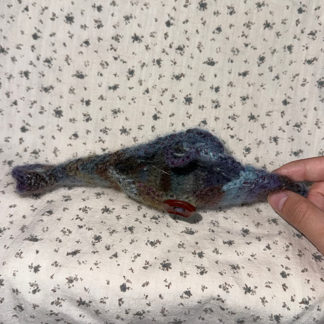 [핸드메이드] 뜨개 히피 물고기 지갑 파우치 상품이미지4