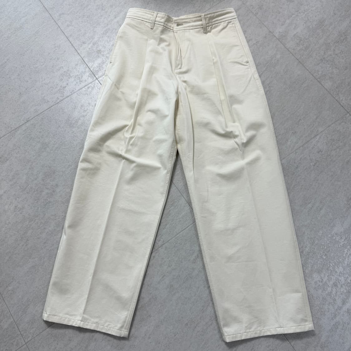 쿠어 치노팬츠 아이보리 컬러 L 사이즈 상품이미지2