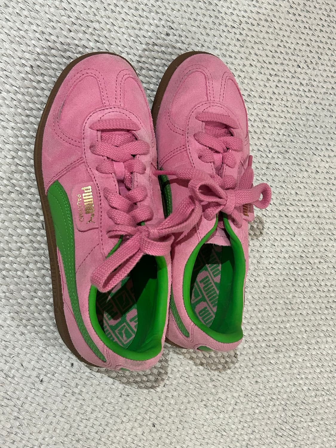 퓨마 팔레르모 스페셜 핑크그린 235 상품이미지2
