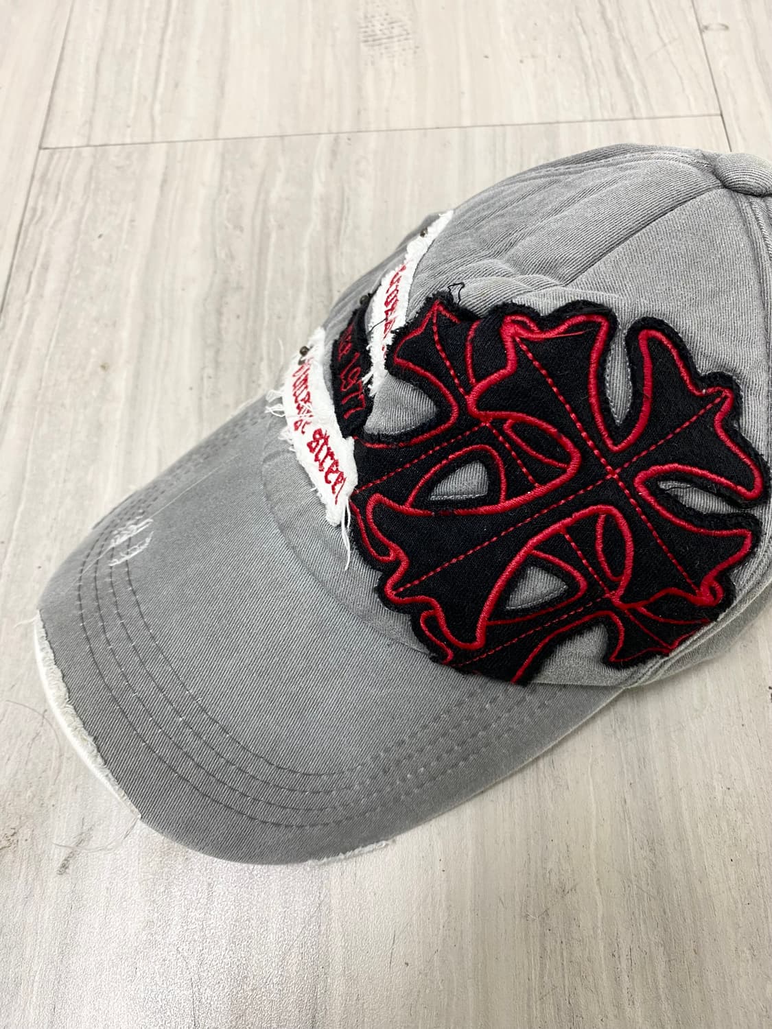 00’s Red Cross Patchwork Cap 상품이미지4