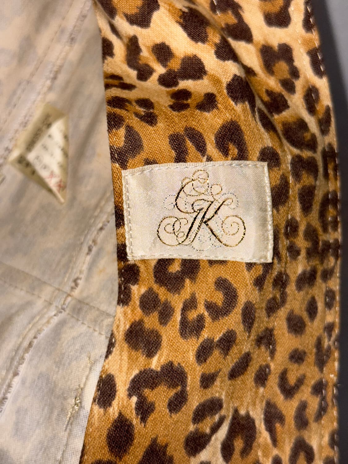 GK brown leopard pocket detail zipup jk 상품이미지10