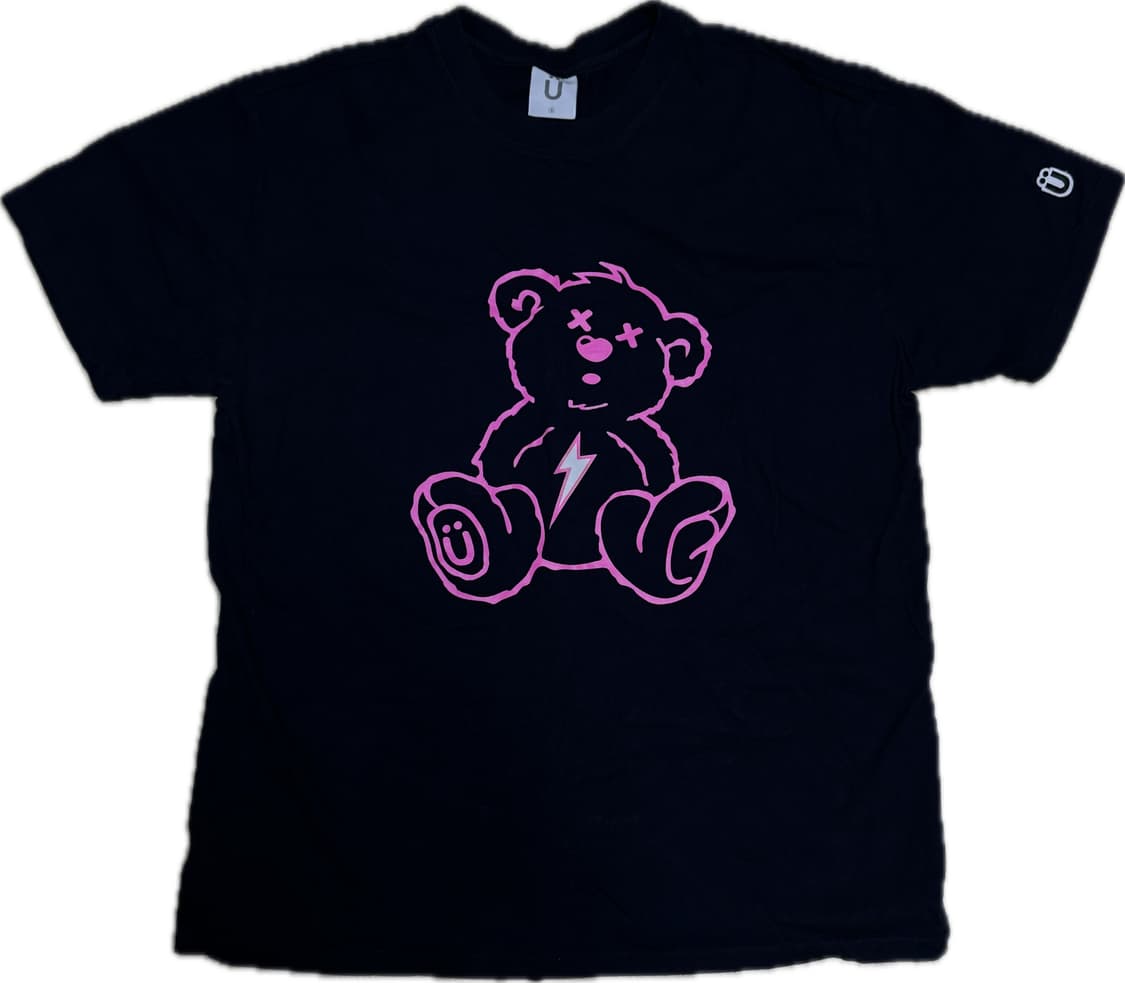 네이비 프린팅 반소매 티셔츠 상품이미지2