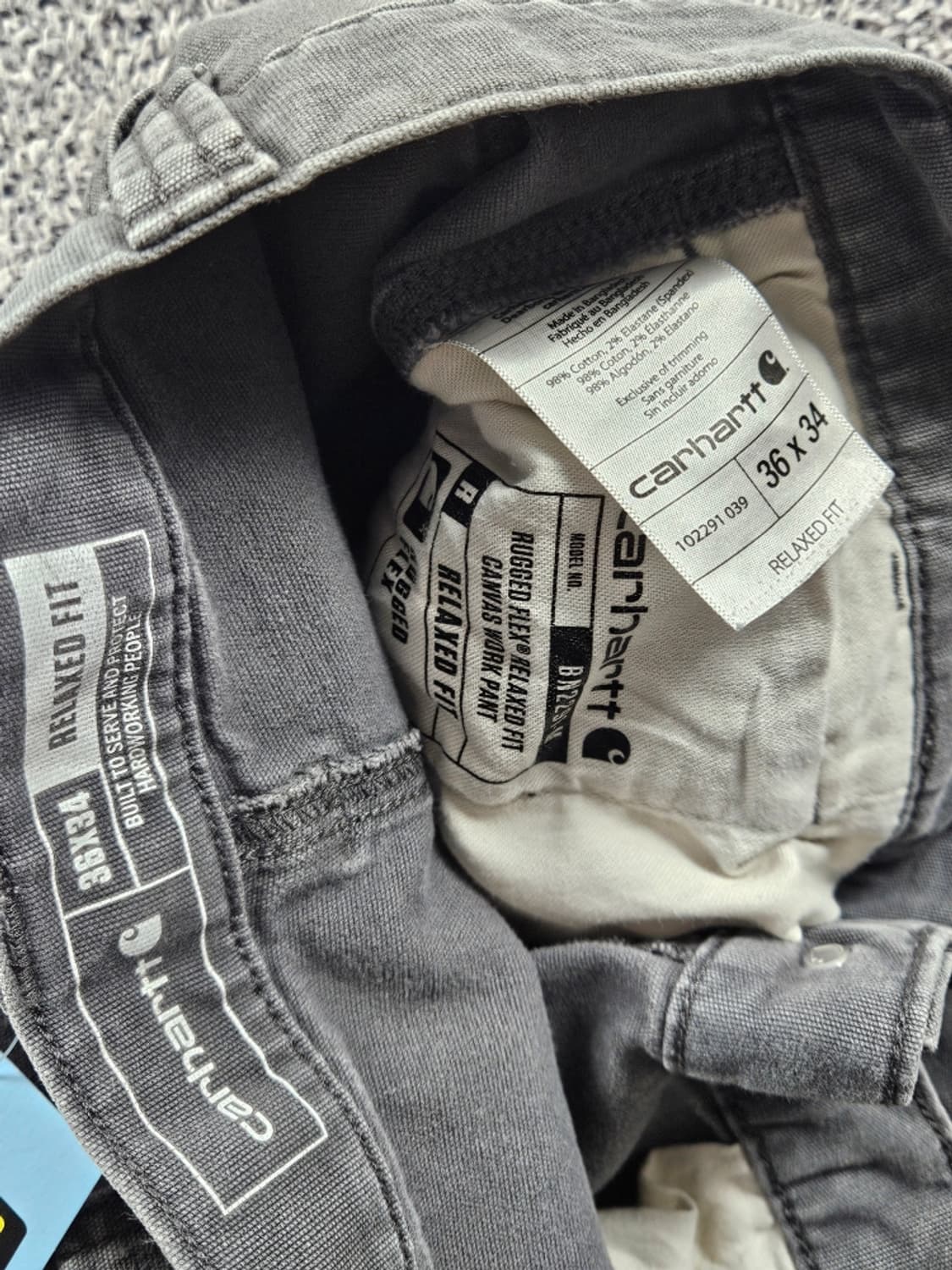 칼하트 리페어 코튼 카펜터 워크 팬츠 ( 36X34 ) / 11049 상품이미지7