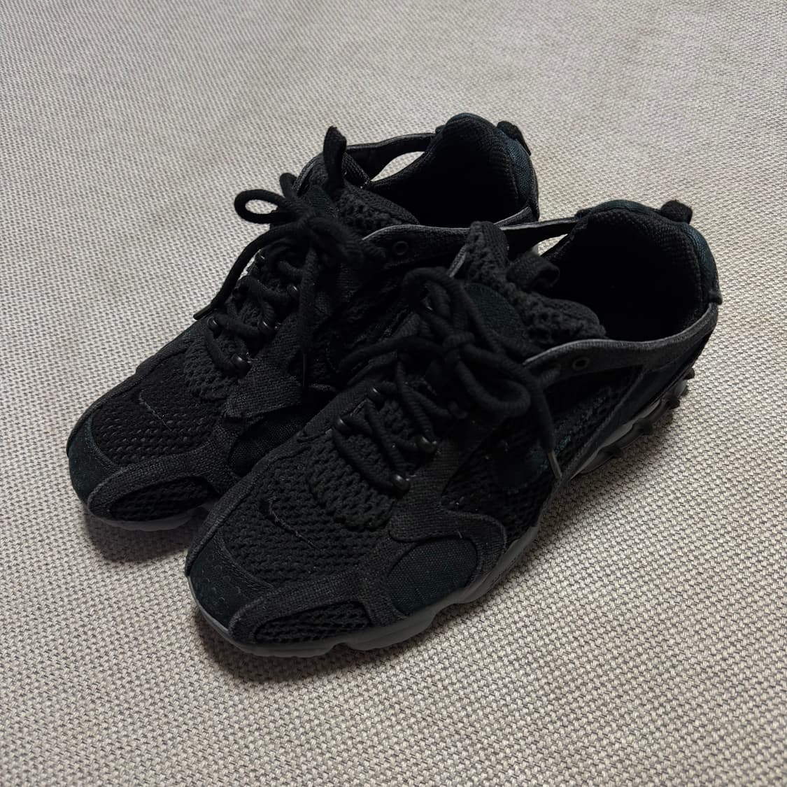 나이키 x 스투시 에어 줌 스피리돈 케이지 2 블랙 상품이미지1