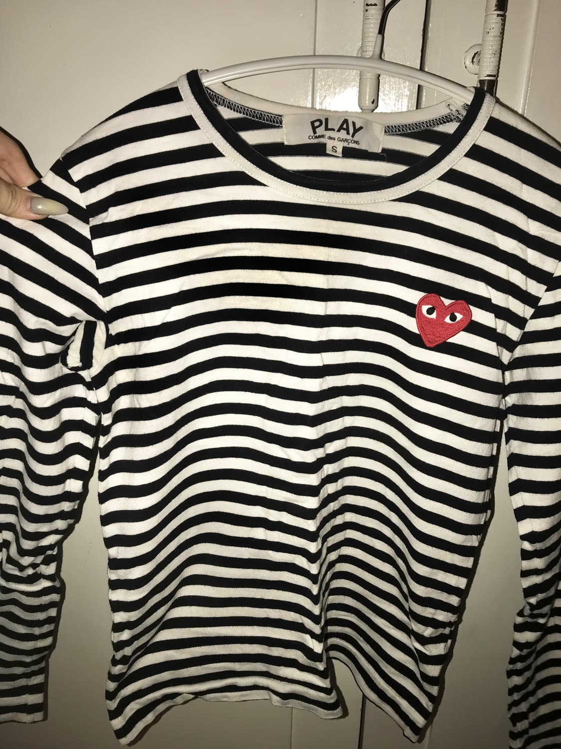 꼼데가르송 스트라이프 롱슬리브 티셔츠 s 상품이미지1