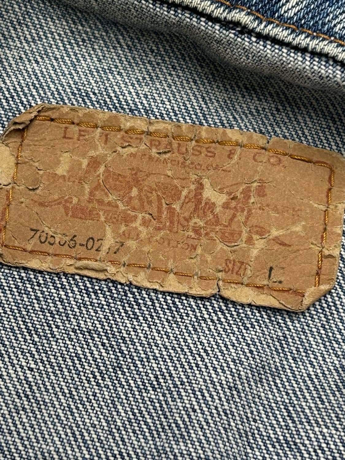 빈티지 리바이스 트러커 자켓 [L] 상품이미지6