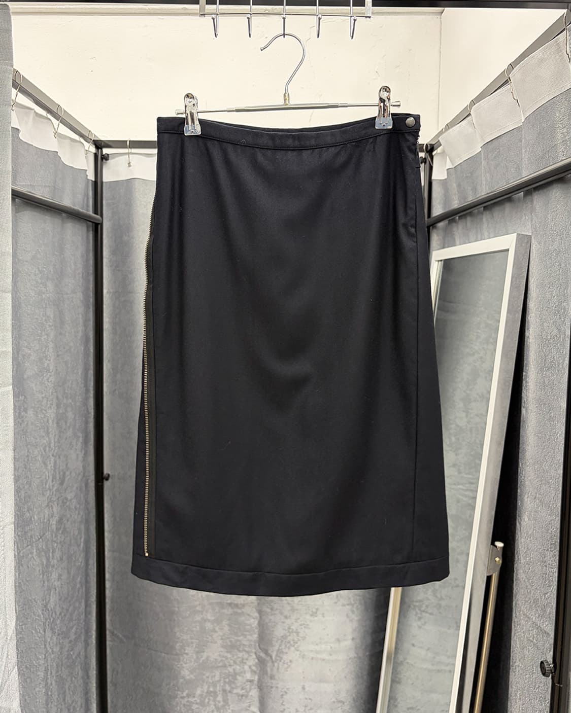 코스타스 무르쿠디스 사이드 지퍼 울 스커트 상품이미지1