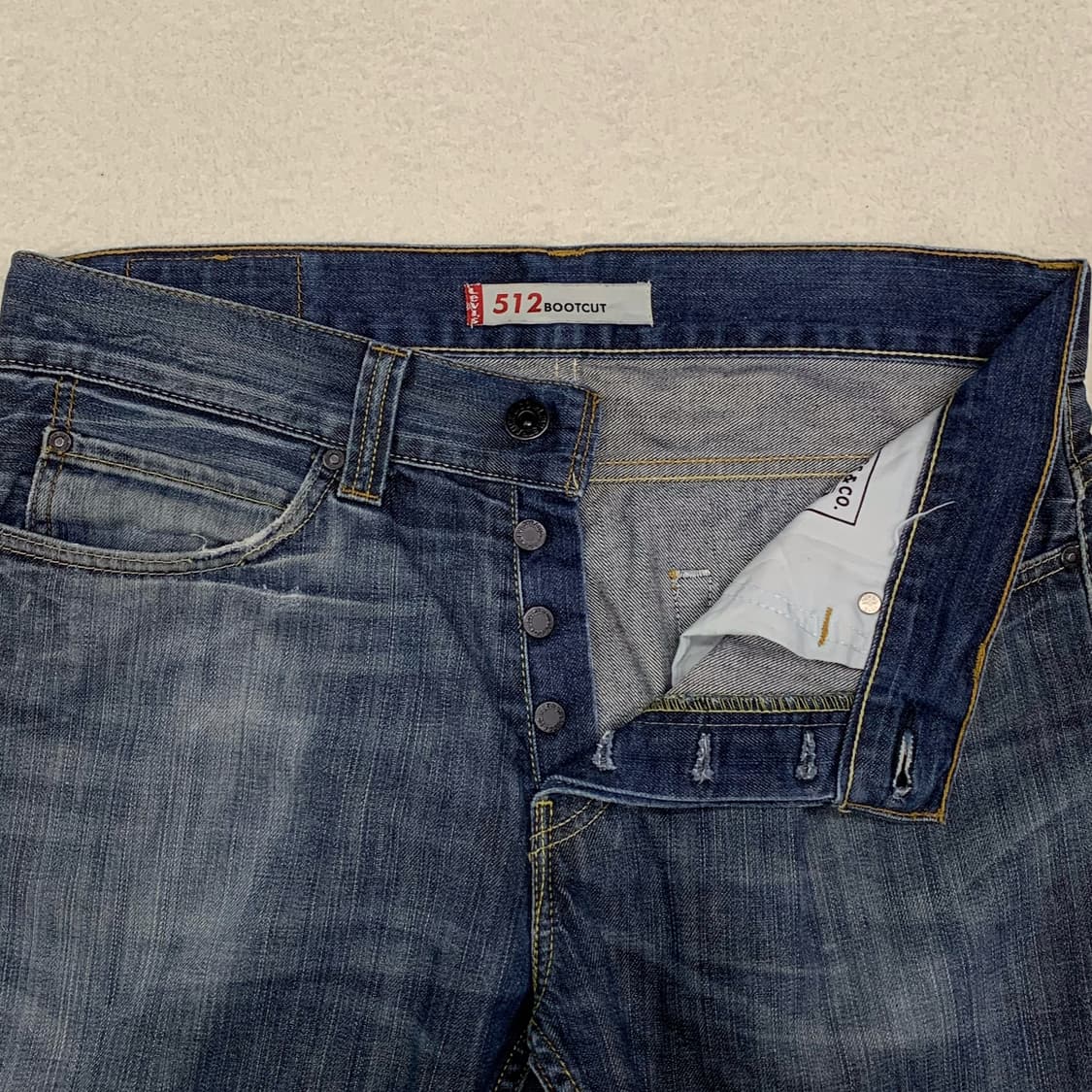 [36] 리바이스 512 플레어 부츠컷 데님팬츠 상품이미지4