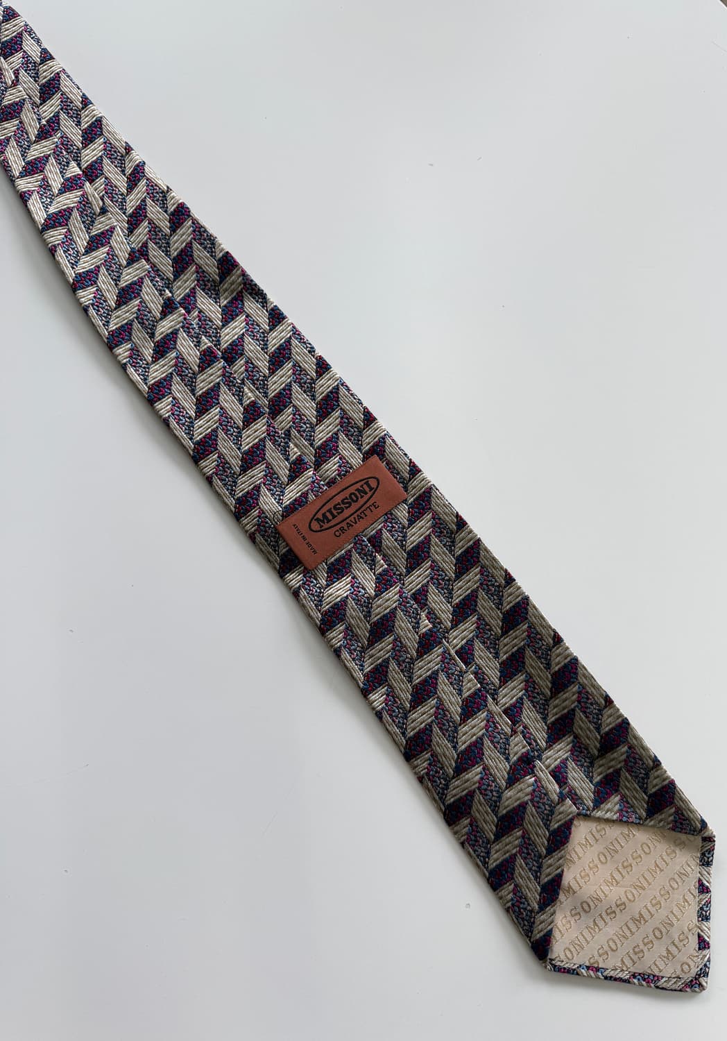 미쏘니 (Missoni) 실크 넥타이 9cm 상품이미지3