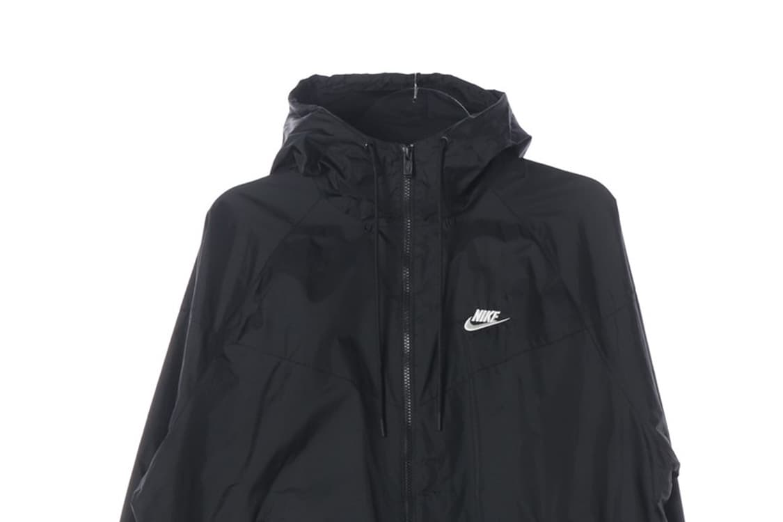나이키 스우시 윈드러너 후드 집업 자켓 블랙 XL 상품이미지3