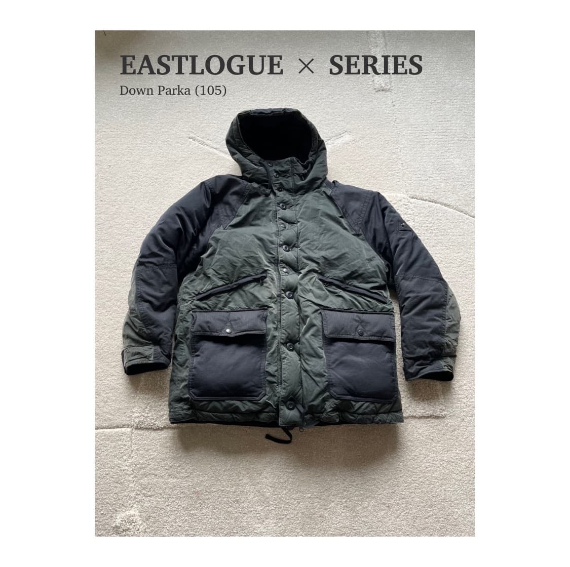 이스트로그 × 시리즈 다운 파카 (105-110) 상품이미지1