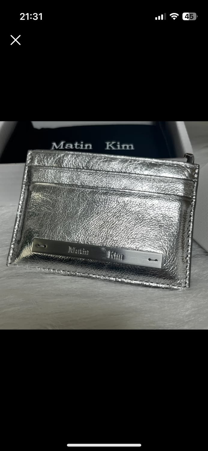 마뗑킴 빈티지 카드지갑 실버 상품이미지2