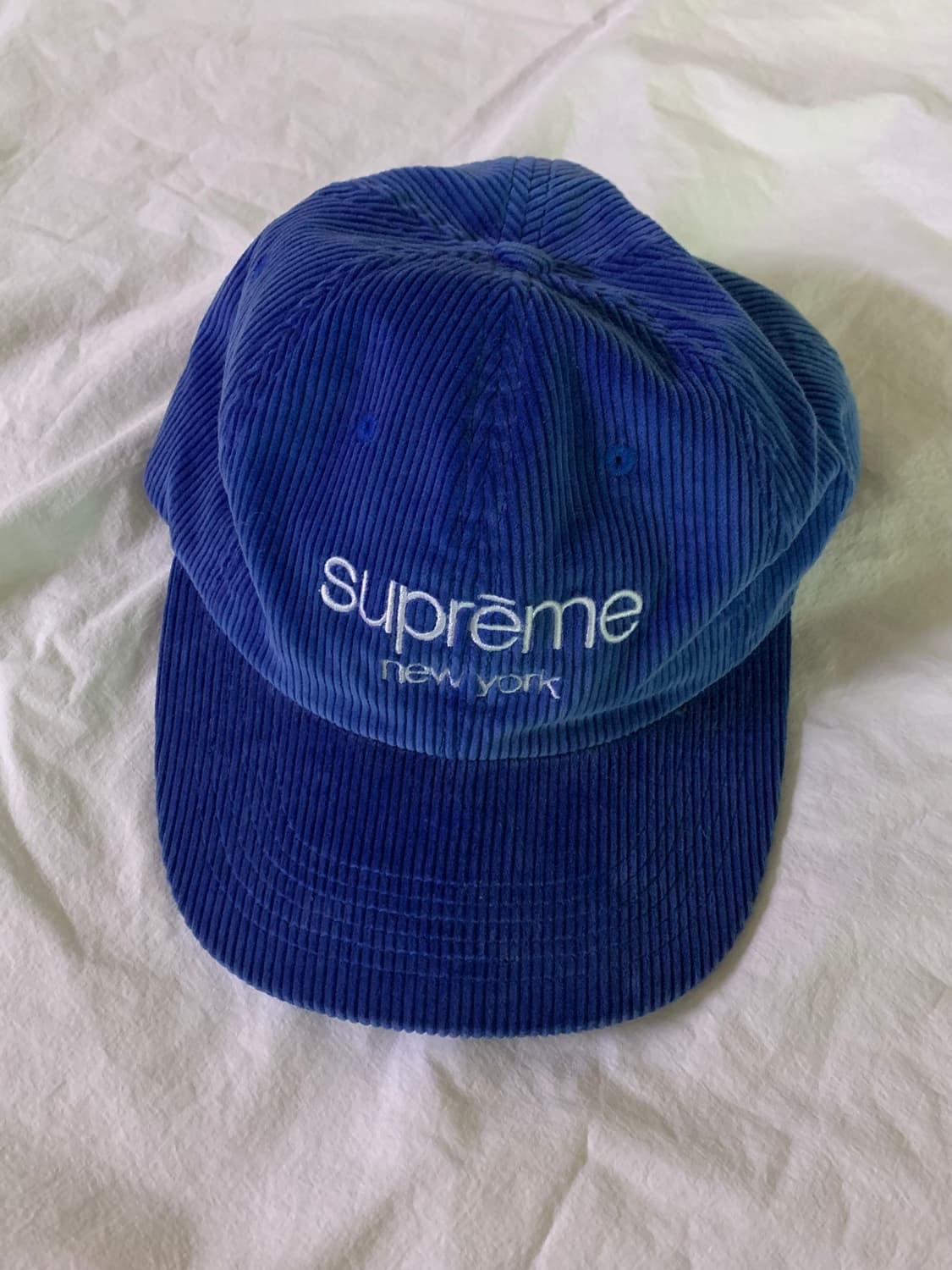 슈프림 코듀로이 캠프캡 블루 모자 상품이미지1