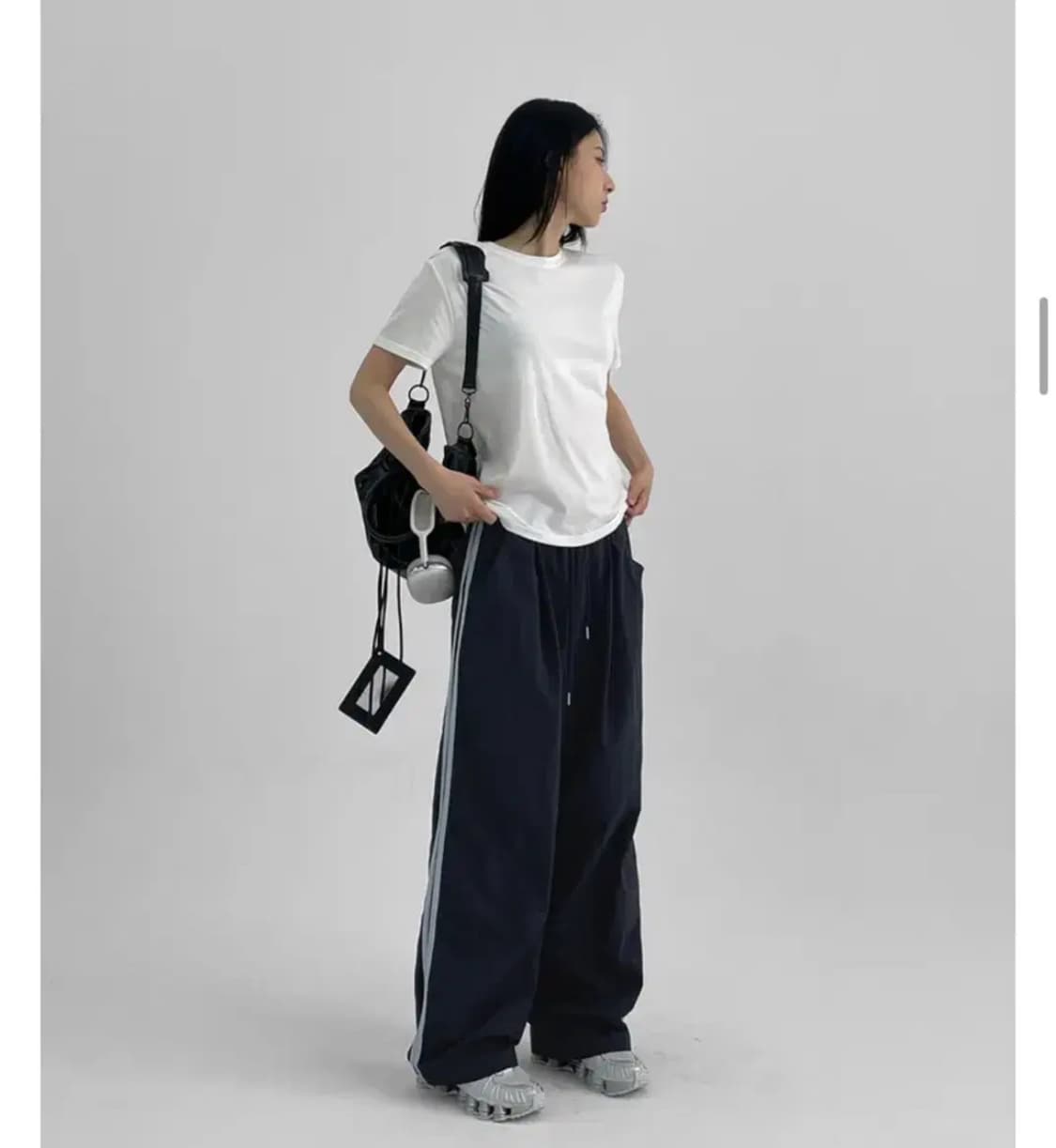 블랙업 세헤븐 라인 나일론 밴딩팬츠 상품이미지1