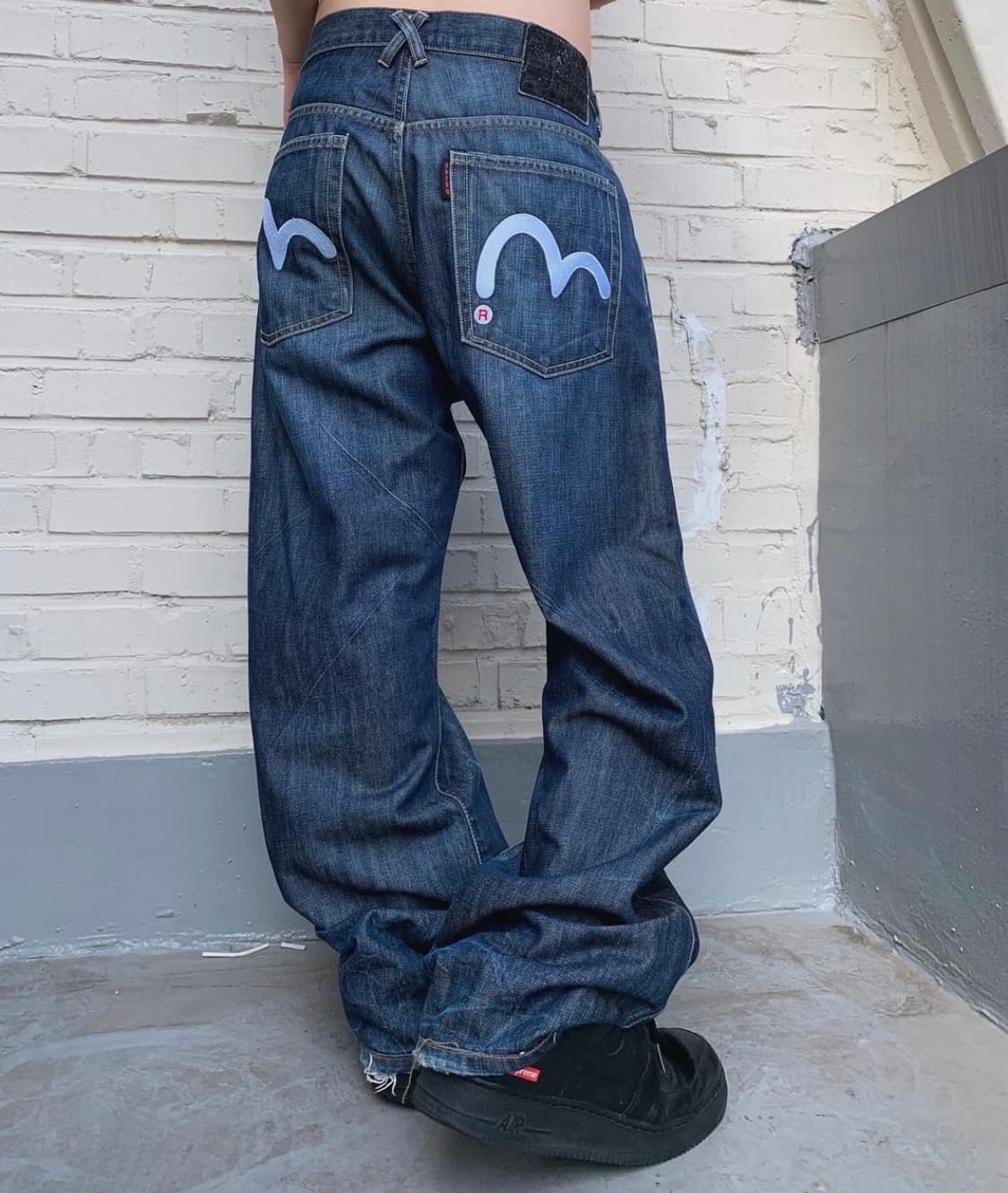 EVISU embroidery logo denim pants 상품이미지2