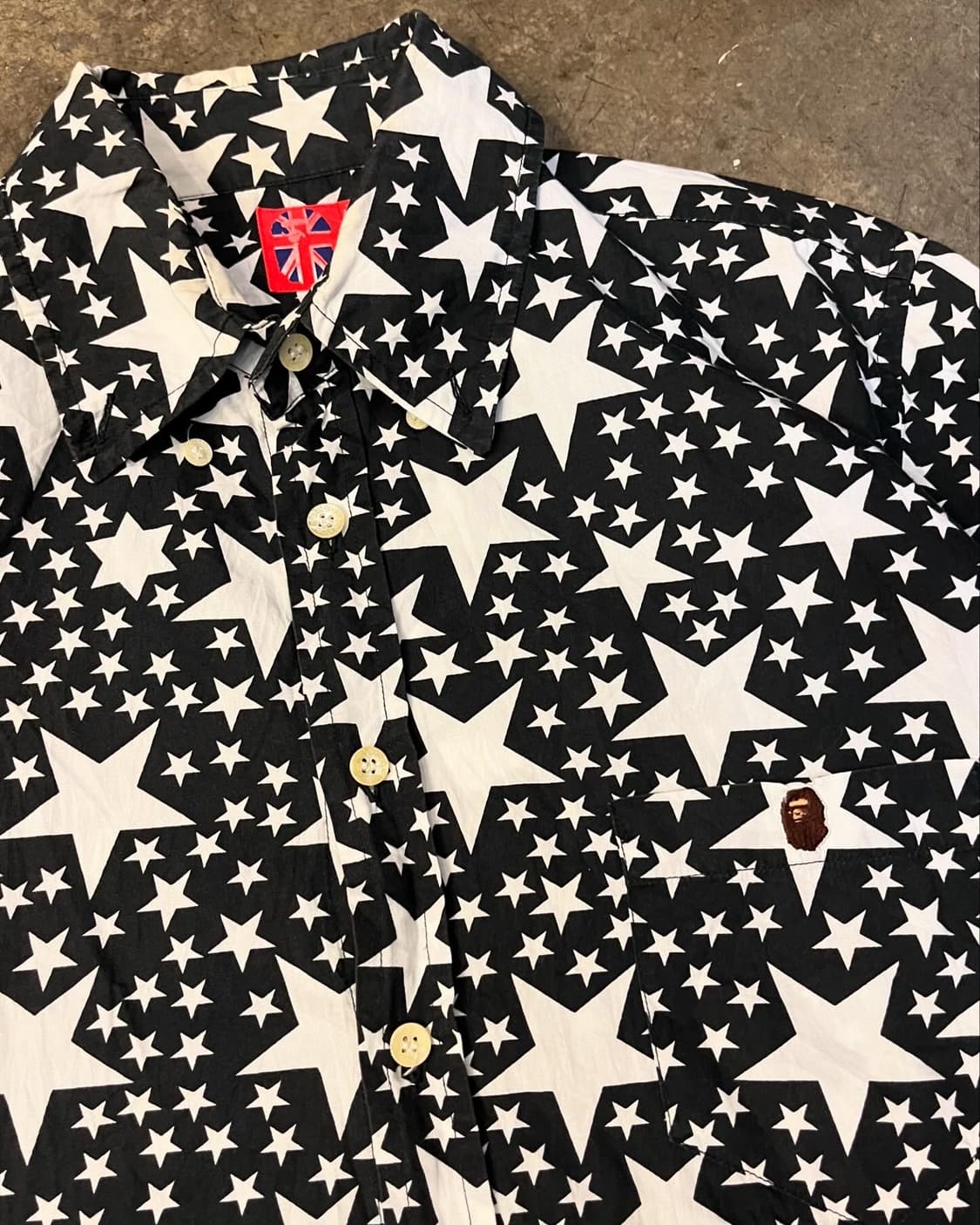 Bape Star Pattern Shirt 상품이미지6
