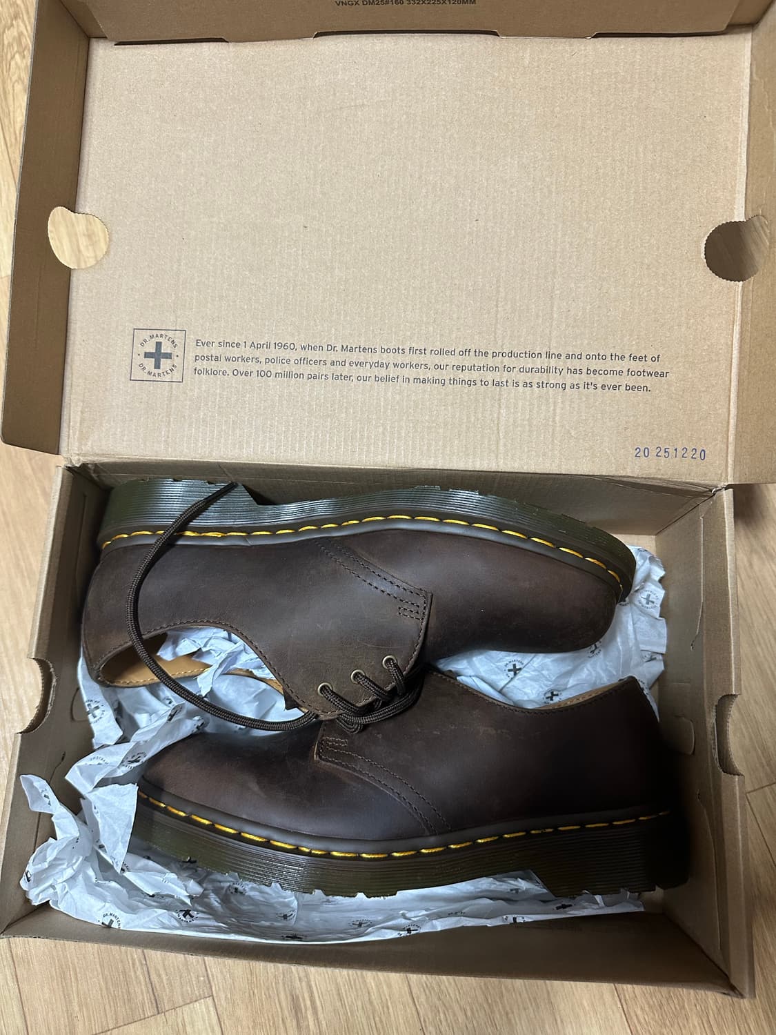 닥터마틴 1461 크레이지홀스 270 새상품 상품이미지1