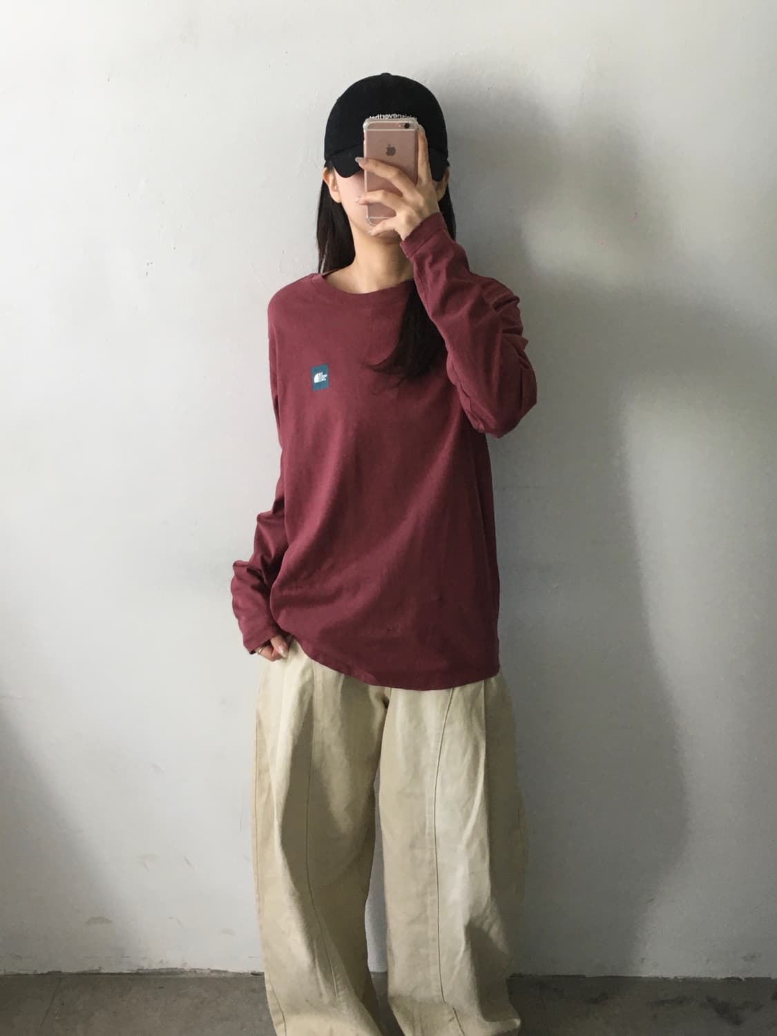 노스페이스 백프린팅 롱슬리브 상품이미지1