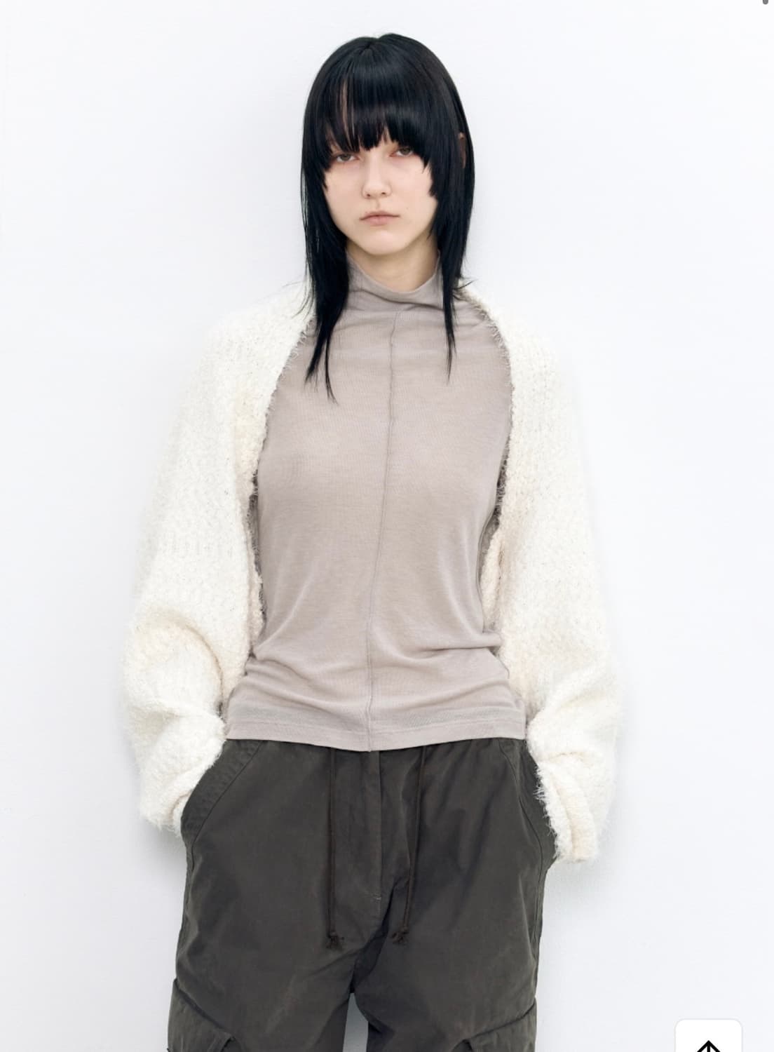 인사일런스 부클 볼레로 가디건  상품이미지1